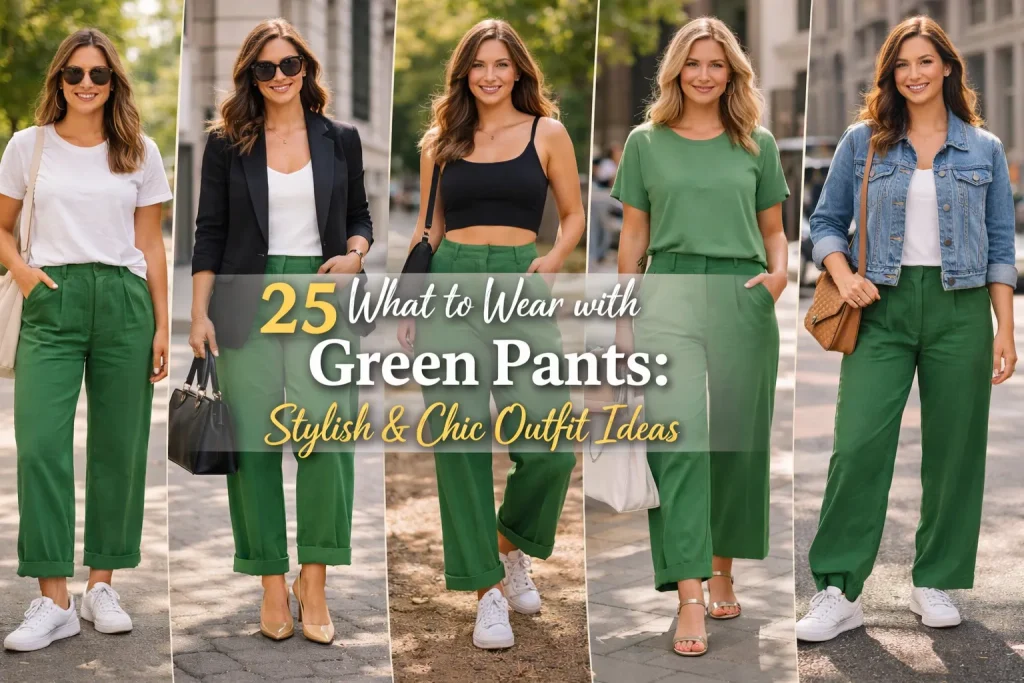 25 What to Wear with Green Pants: Stylish & Chic Outfit Ideas