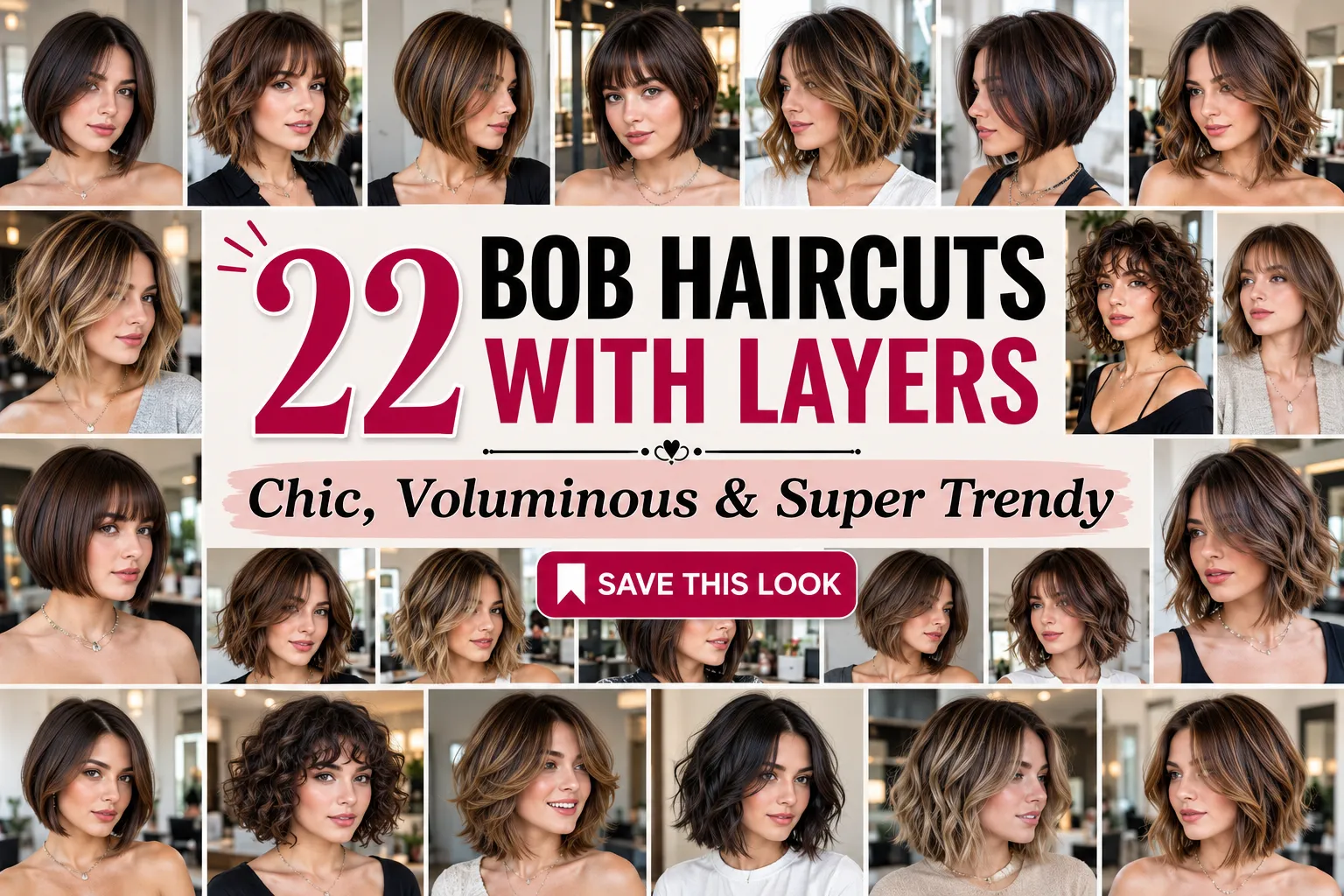22 Bob Haircuts with Layers That Look Chic, Voluminous & Super Trendy