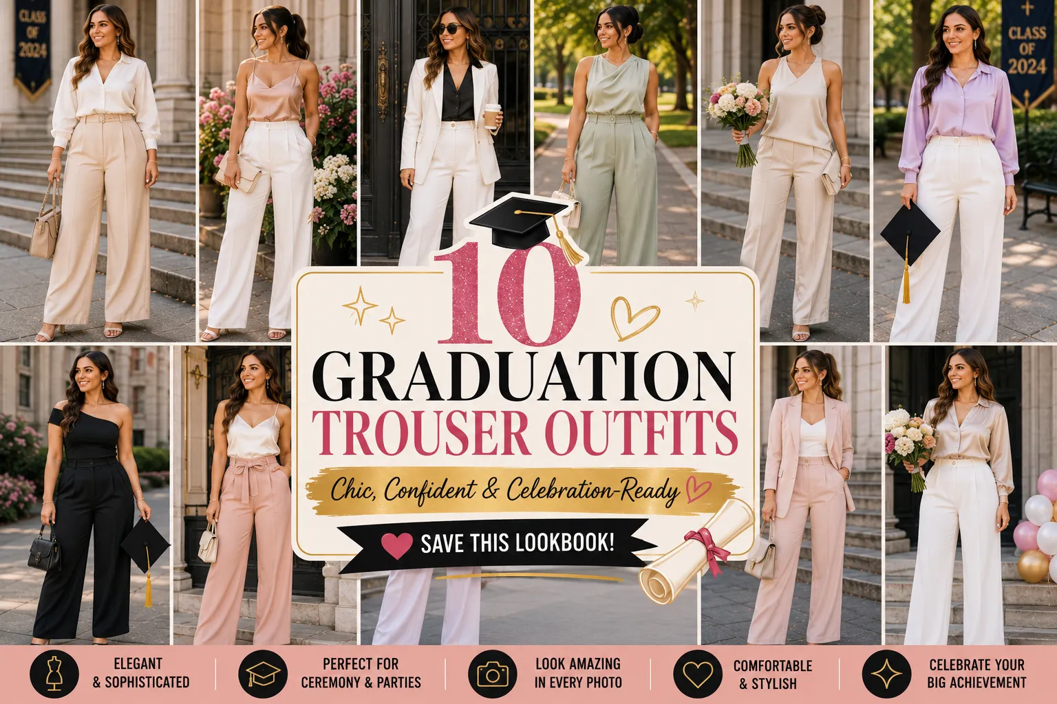 Graduation Outfits with Trousers