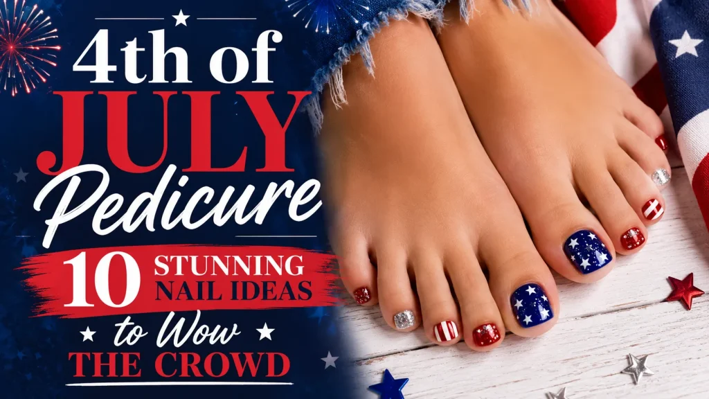 4th of July Pedicure: 10 Stunning Nail Ideas to Wow the Crowd