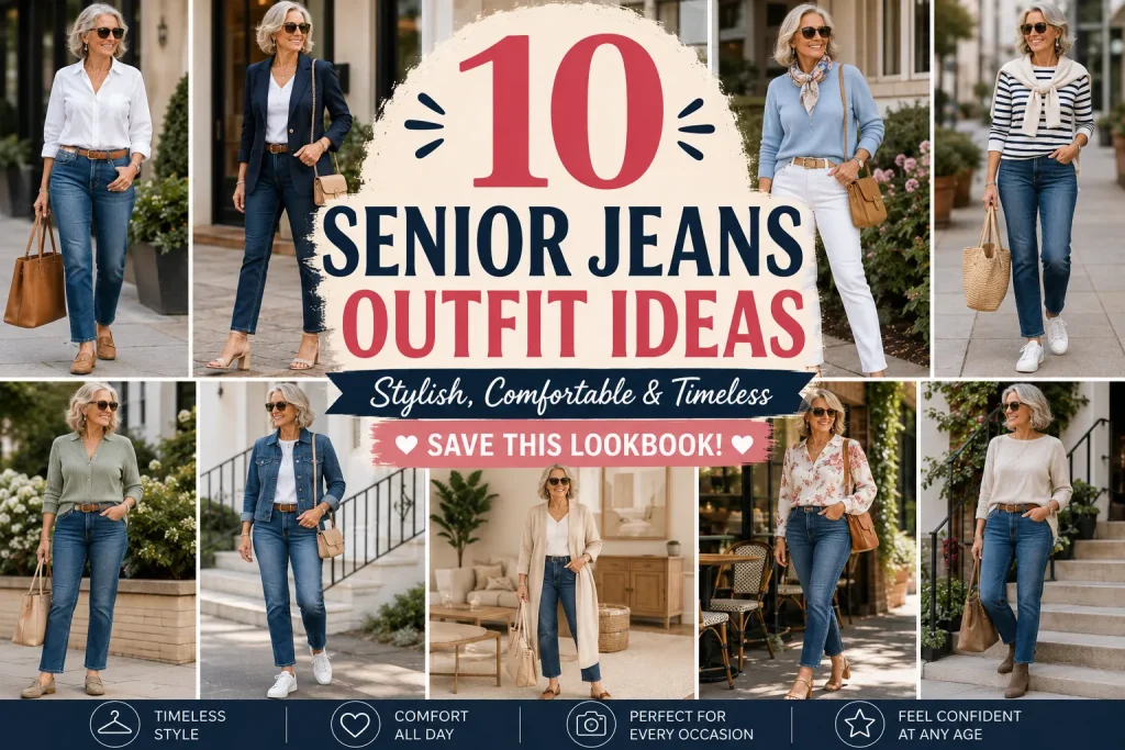 10 Senior Jeans Outfit Ideas That Are Stylish, Comfortable & Effortlessly Chic