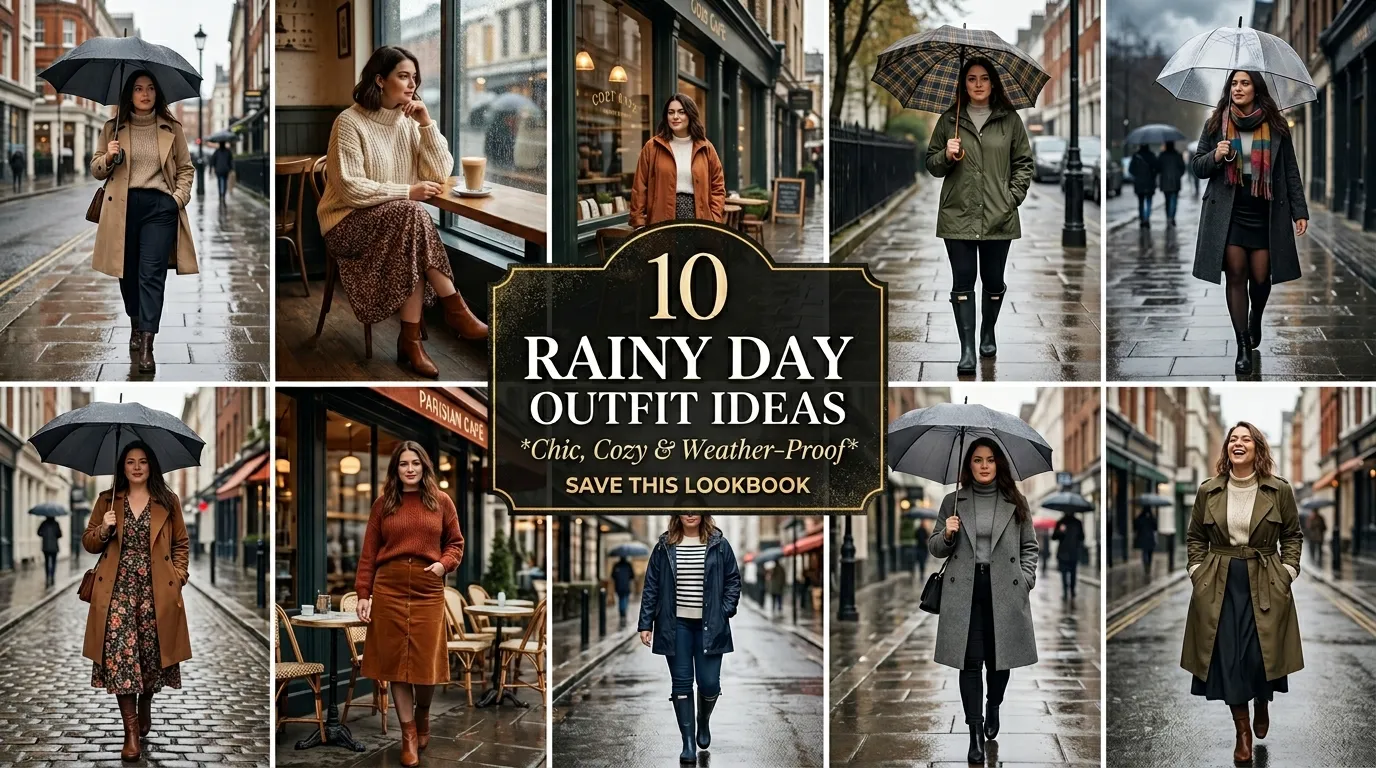 Rainy Day Outfit Ideas
