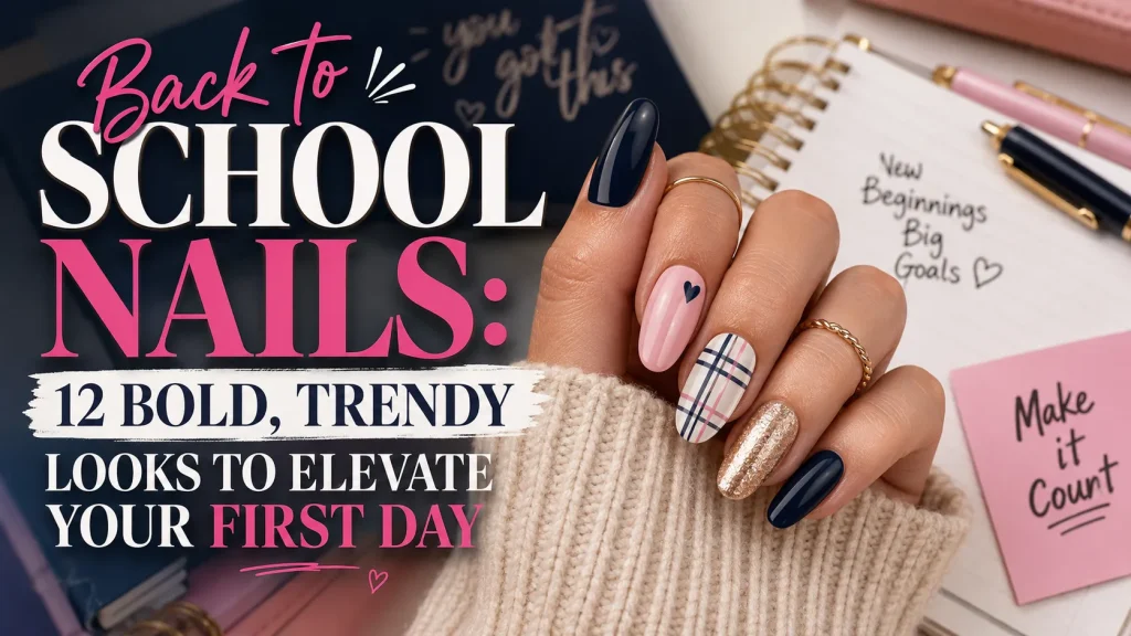 back to school nails