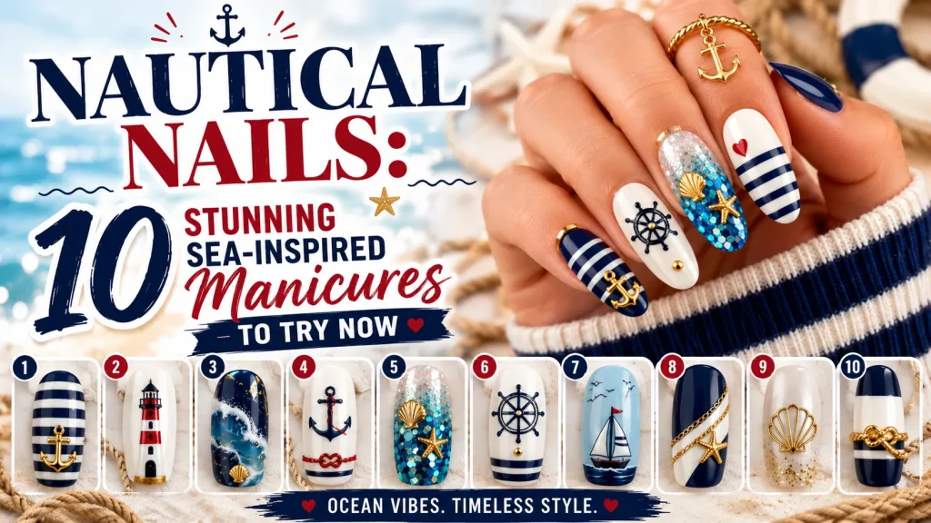 Nautical Nails: 10 Stunning Sea-Inspired Manicures to Try Now