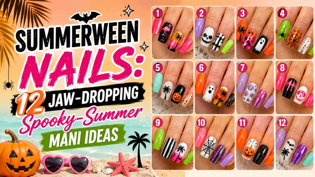 summerween nails