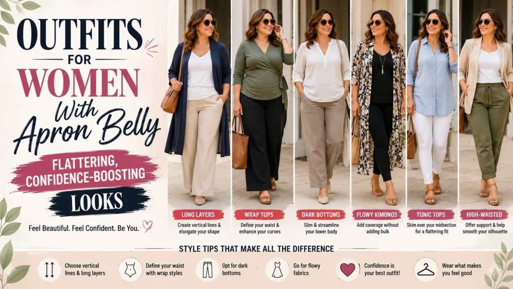 Outfits for Women With Apron Belly – Flattering, Confidence-Boosting Looks
