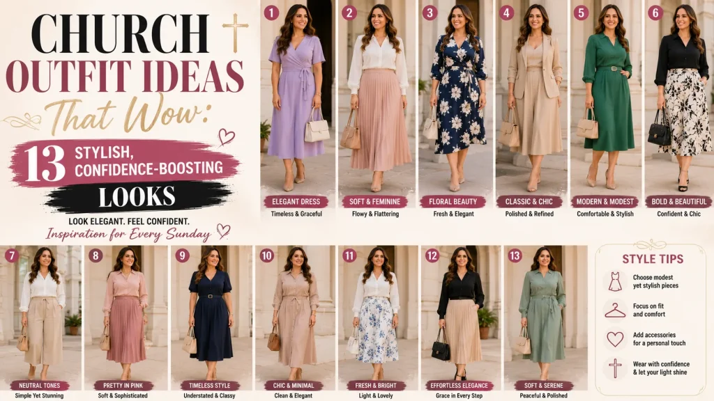 Church Outfit Ideas That Wow: 13 Stylish, Confidence-Boosting Looks