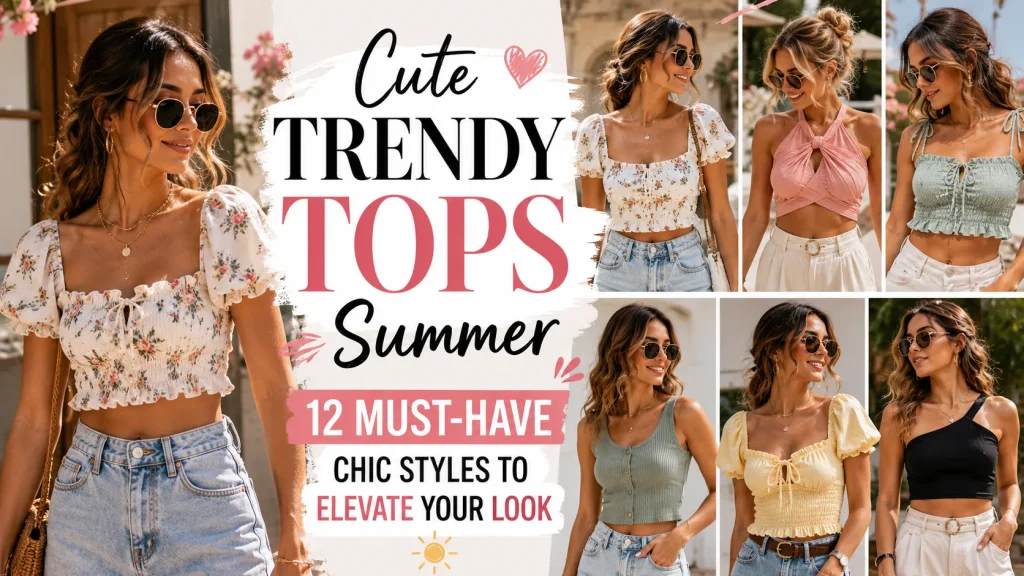 Cute Trendy Summer Tops: 12 Must-Have Chic Styles to Elevate Your Look