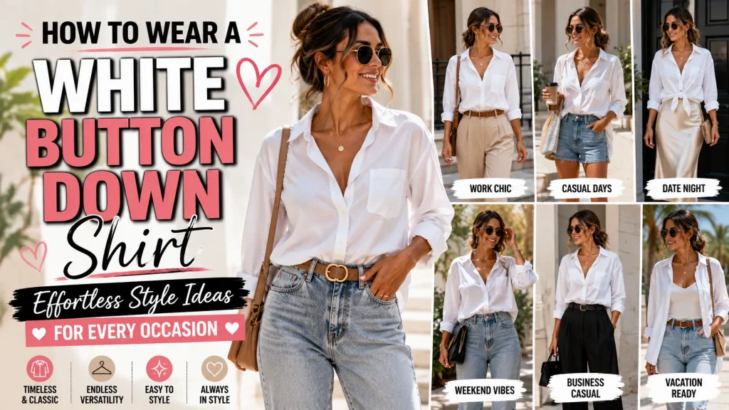 How to Wear a White Button Down Shirt: Effortless Style Ideas for Every Occasion
