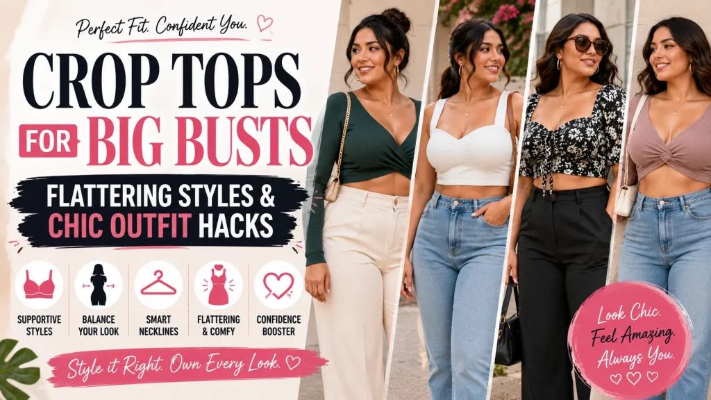 Crop Tops for Big Busts: Flattering Styles & Chic Outfit Hacks