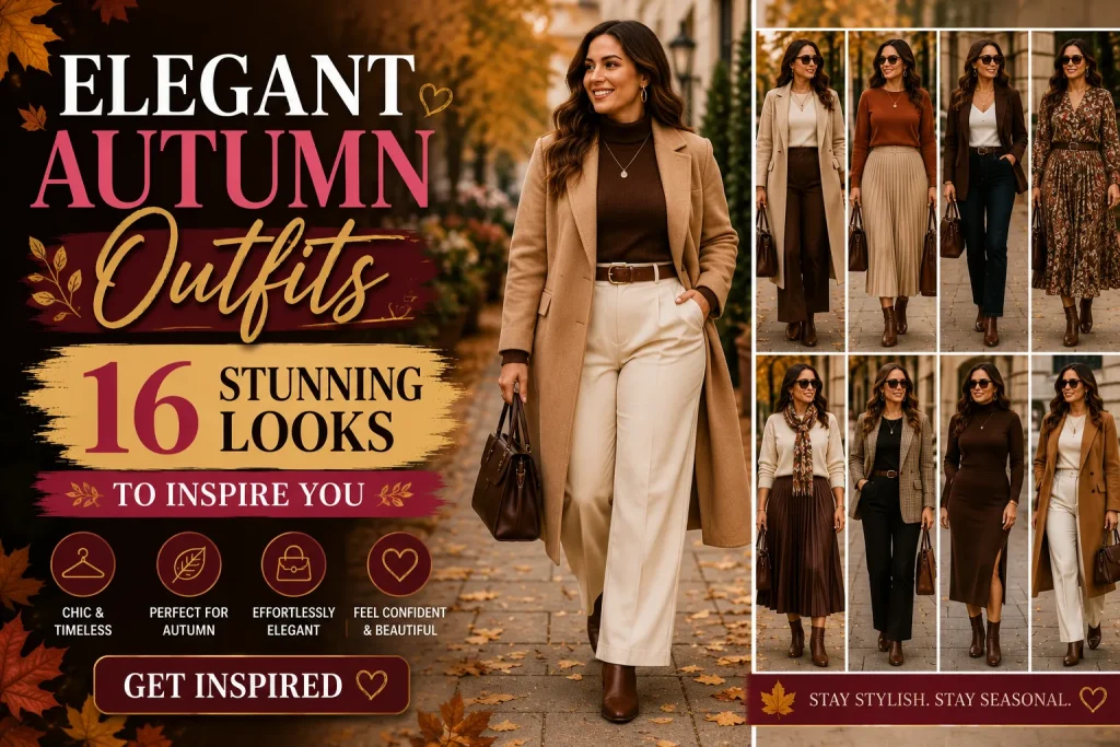 Elegant Autumn Outfits: 16 Stunning Looks to Inspire You