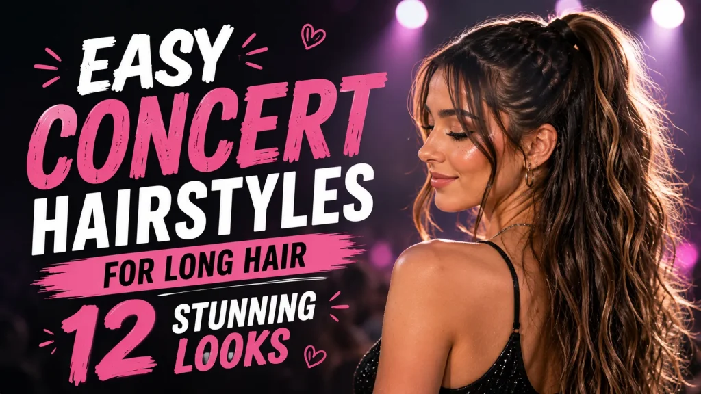 Easy Concert Hairstyles for Long Hair: 12 Stunning Looks