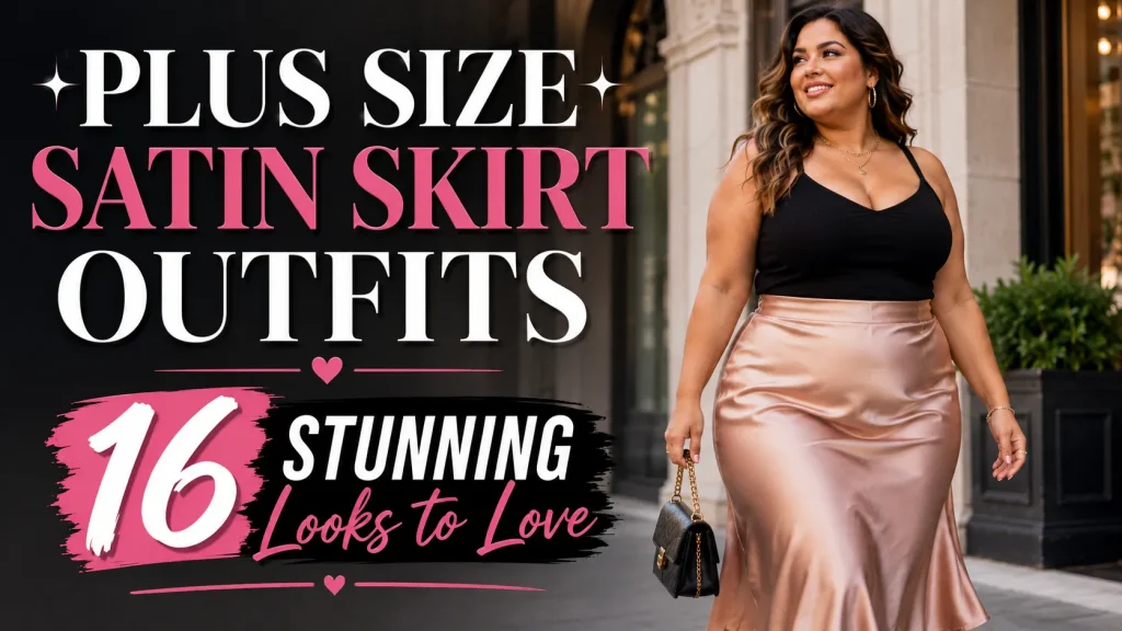 Plus Size Satin Skirt Outfits: 16 Stunning Looks to Love