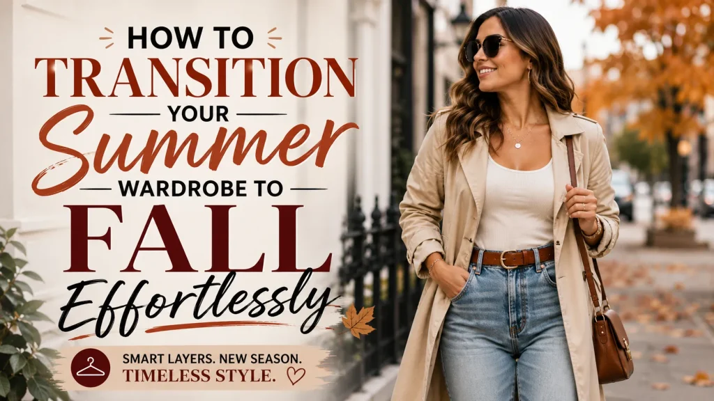 How to Transition Your Summer Wardrobe to Fall Effortlessly
