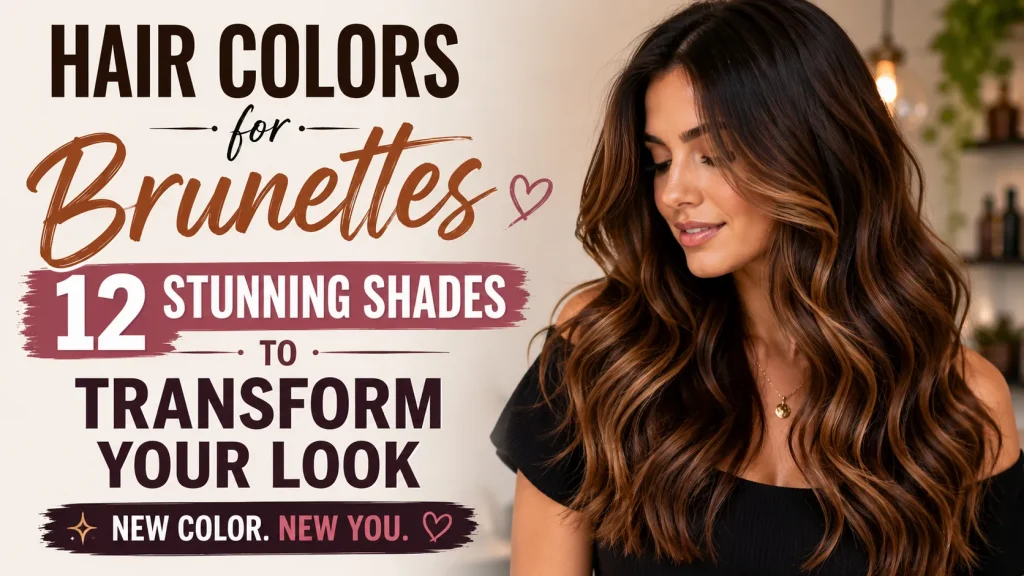 Hair Colors for Brunettes: 12 Stunning Shades to Transform Your Look