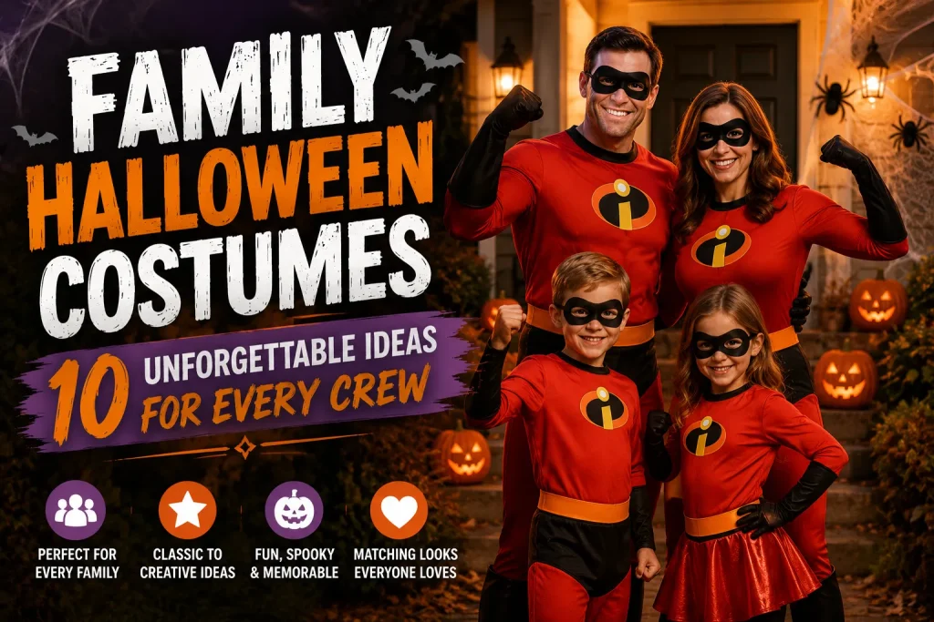 Family Halloween Costumes: 10 Unforgettable Ideas for Every Crew