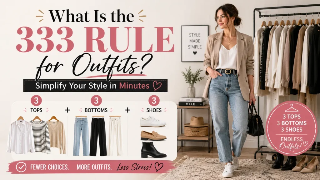 What Is the 333 Rule for Outfits? Simplify Your Style in Minutes