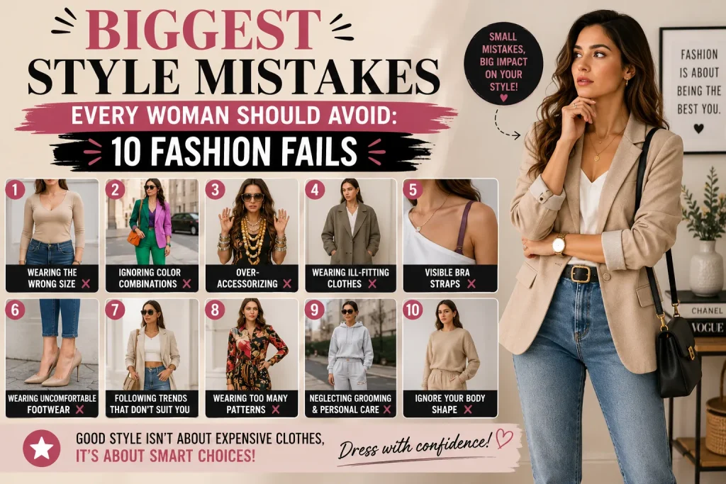 Biggest Style Mistakes Every Woman Should Avoid: 10 Fashion Fails