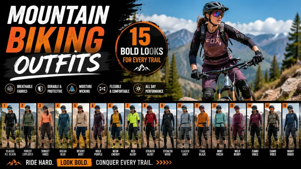 Mountain Biking Outfits: 15 Bold Looks for Every Trail