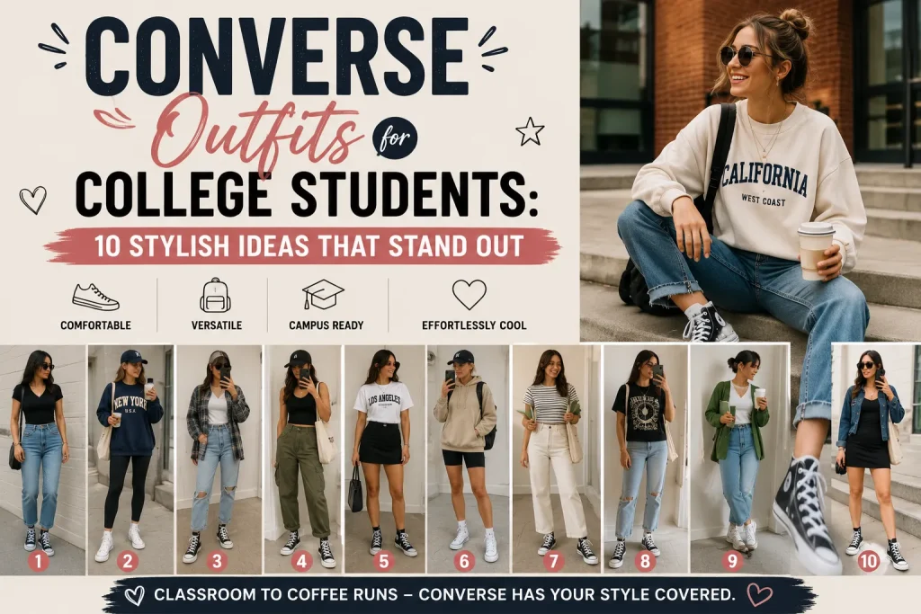 Converse Outfits for College Students: 10 Stylish Ideas That Stand Out
