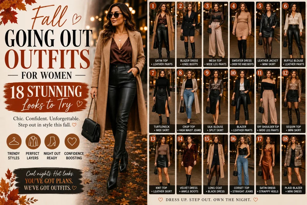 Fall Going Out Outfits for Women: 18 Stunning Looks to Try