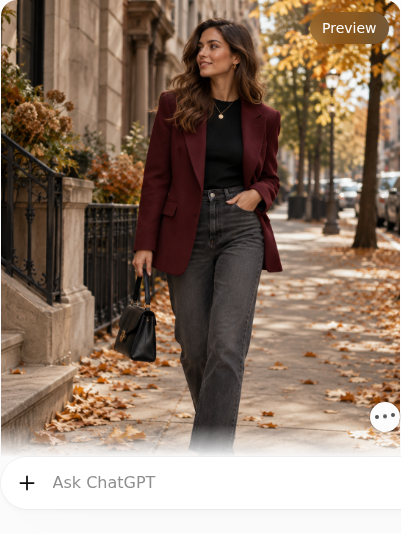 Burgundy Blazer With Charcoal Jeans