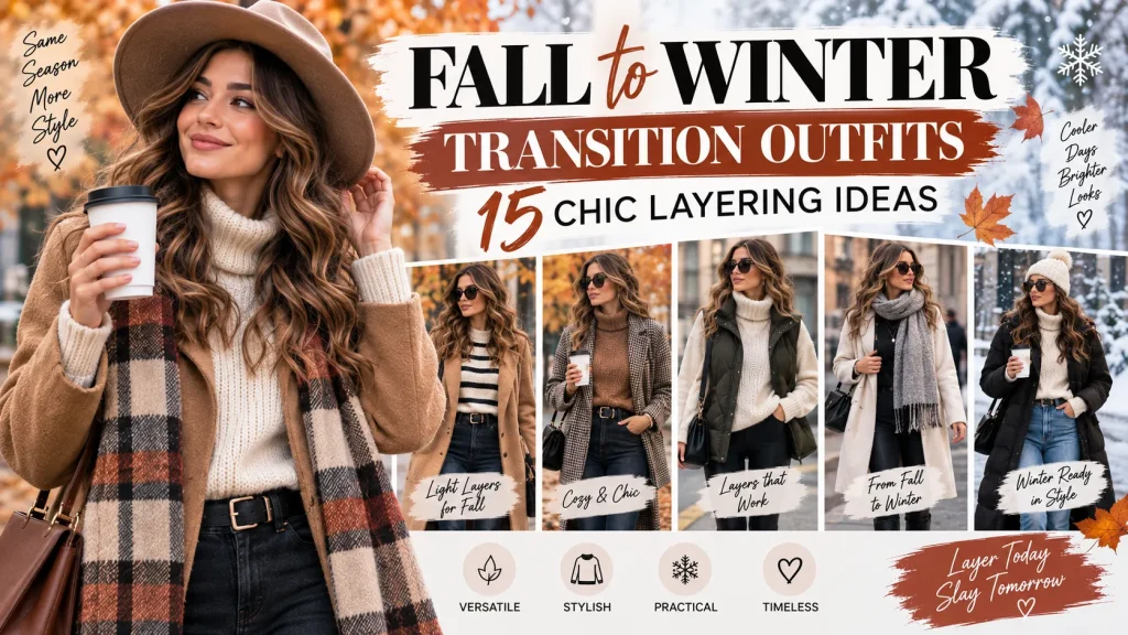 Fall to Winter Transition Outfits: 15 Chic Layering Ideas