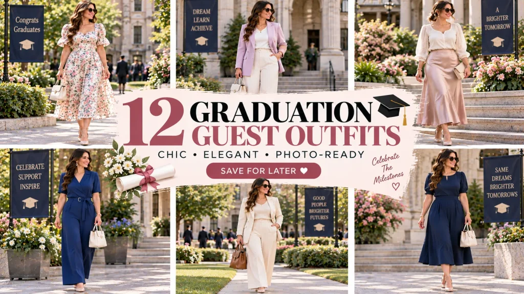 12 Graduation Guest Outfit Ideas That Are Chic, Elegant & Photo-Ready 🎓✨