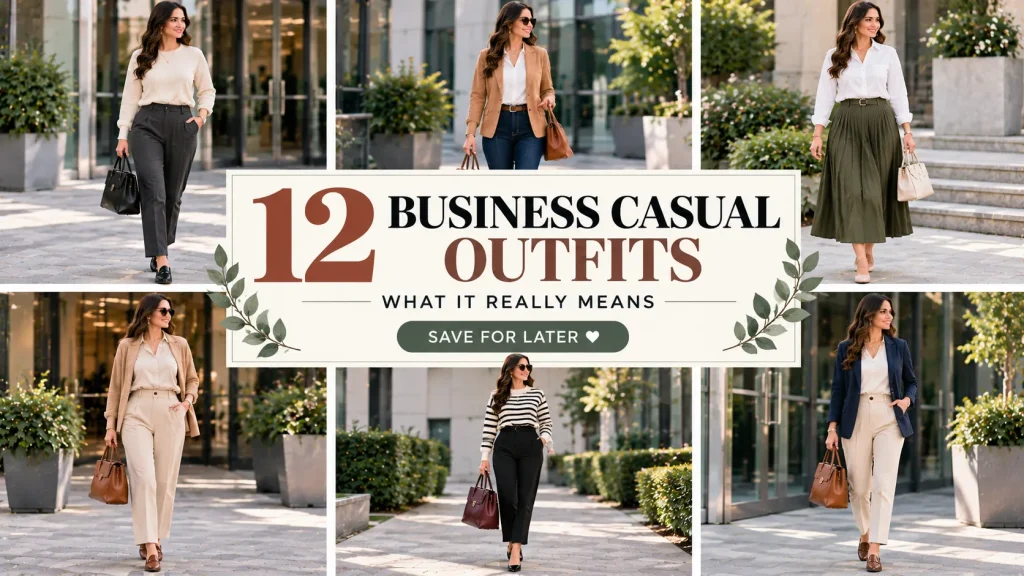 12 Business Casual Outfit Ideas: What “Business Casual” Actually Means 💼✨
