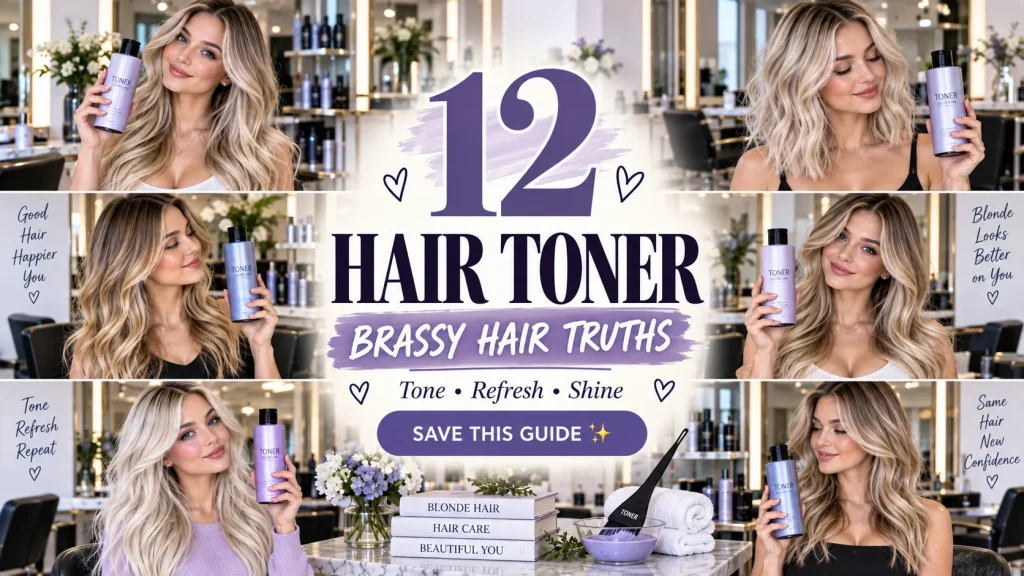 12 Things Hair Toner Actually Does to Brassy Hair: Benefits, Tips & Truths ✨💜