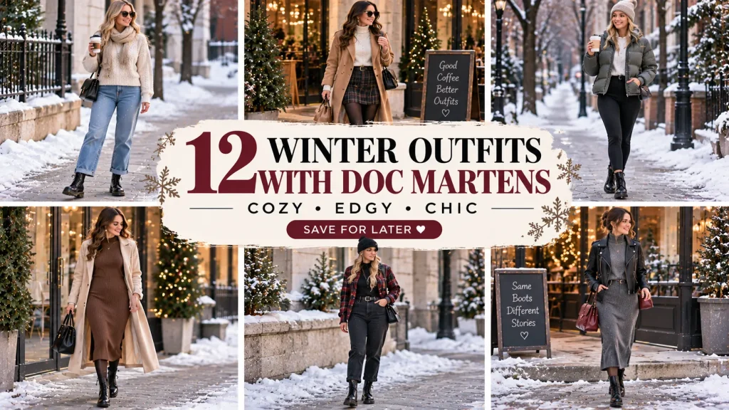 12 Stunning Winter Outfits With Doc Martens: Edgy, Cozy & Effortlessly Chic ❄️🥾✨