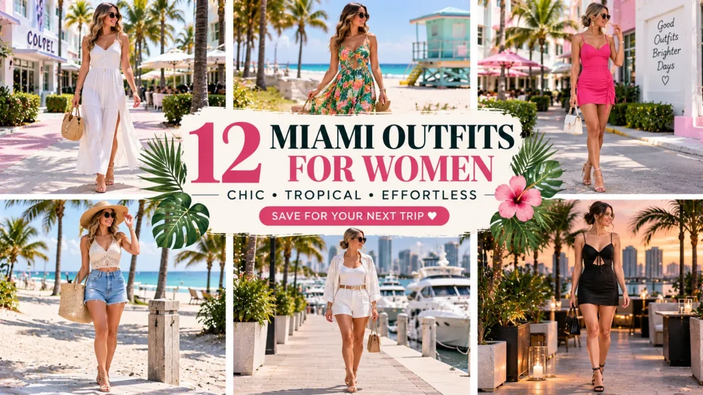 12 Stunning Miami Outfits for Women: Chic, Tropical & Effortlessly Stylish 🌴☀️