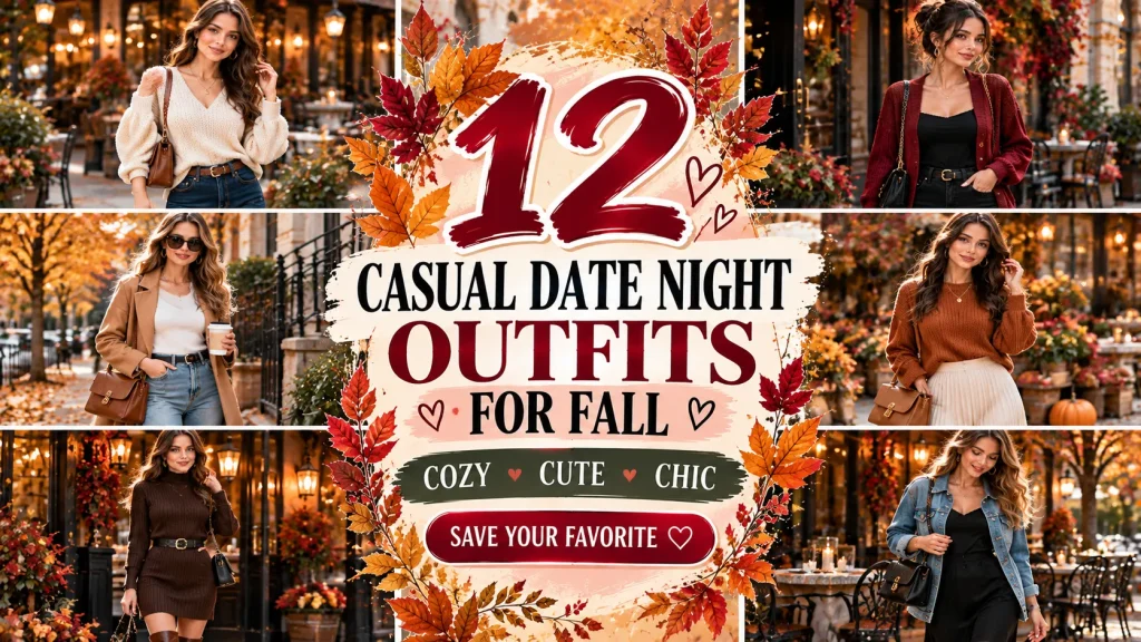 12 Cute Casual Date Night Outfits for Fall That Feel Effortless & Chic