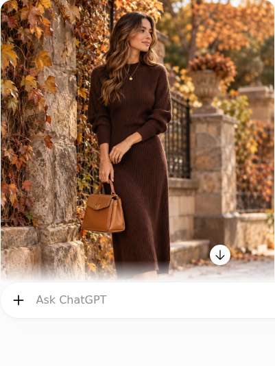 Chocolate Brown Sweater Dress