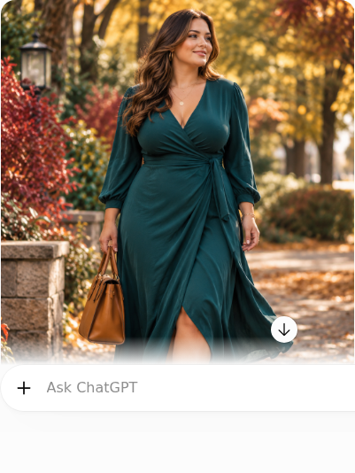 Deep Teal Wrap Dress
