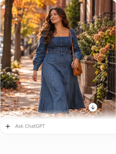 Denim Midi Dress