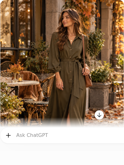 Olive Green Shirt Dress