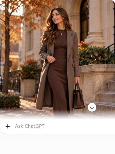 Ribbed Knit Dress With a Longline Blazer