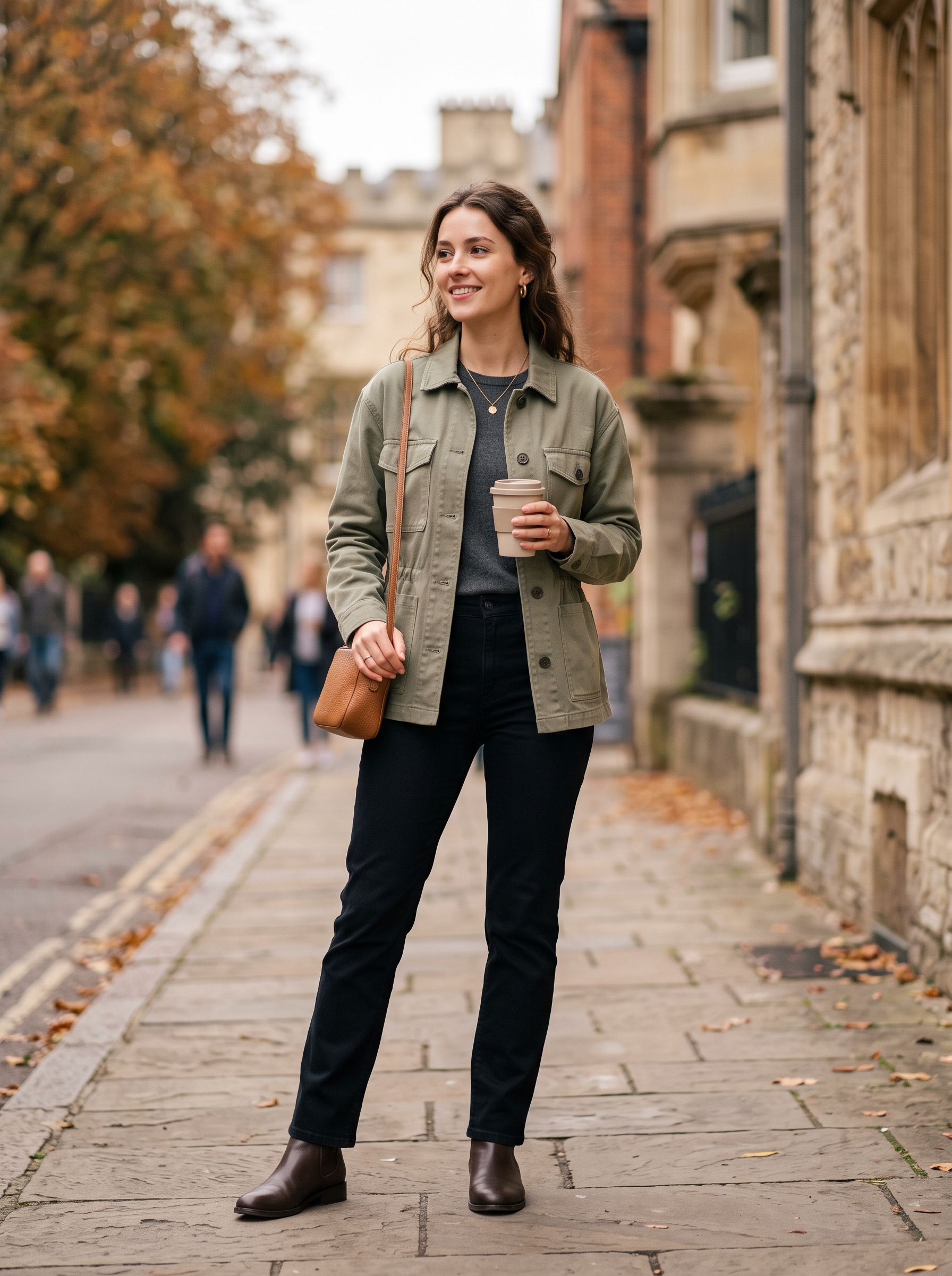 Utility Jacket With Black Jeans