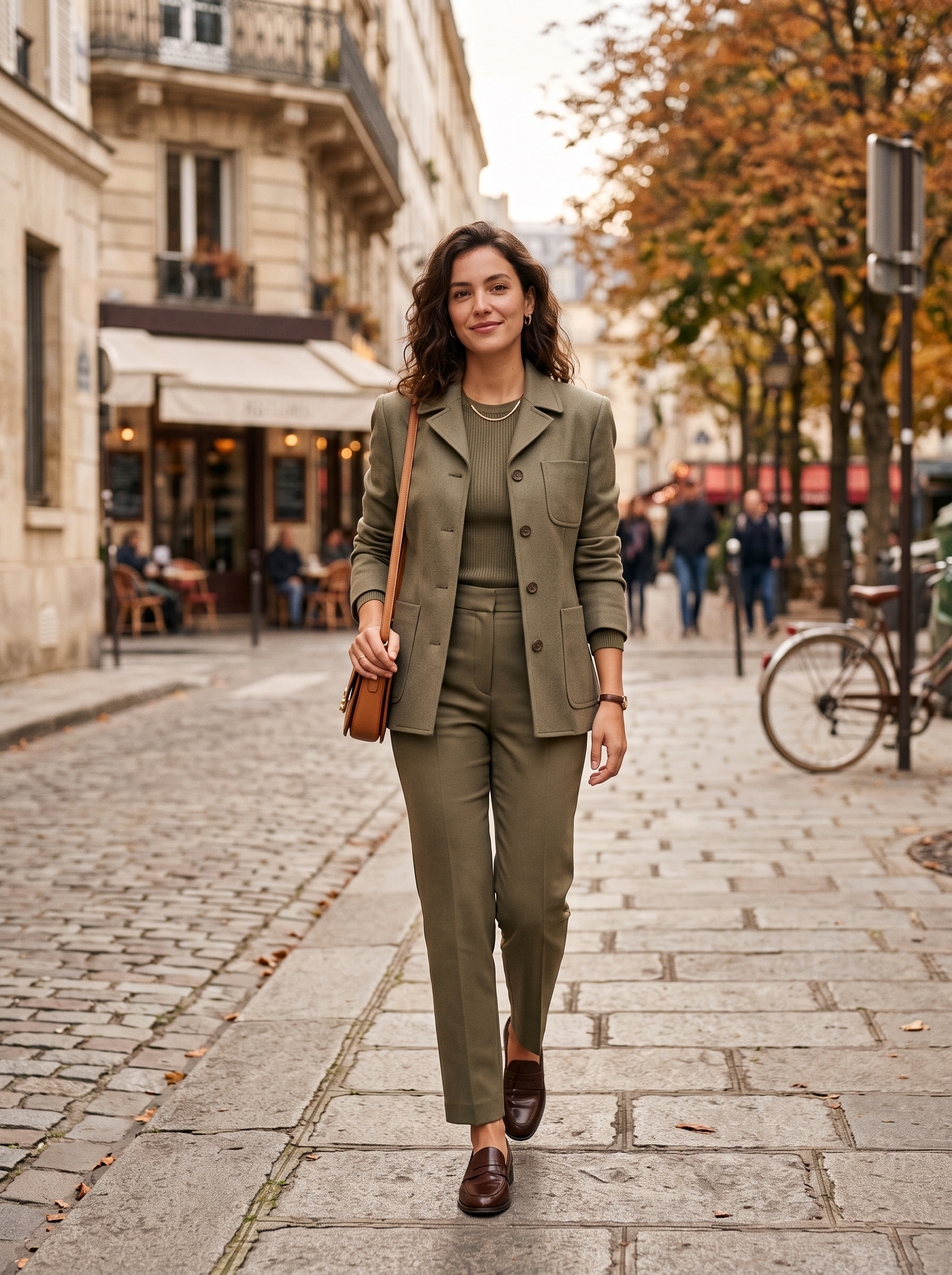 Utility Jacket With a Column Base