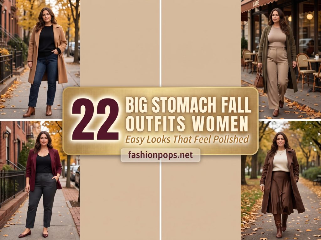 big stomach fall outfits women