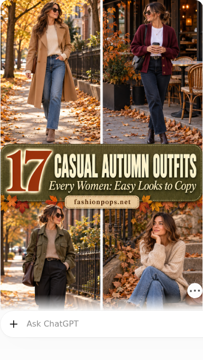 casual autumn outfits every women