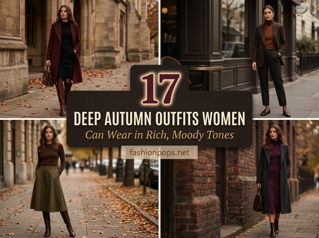 deep autumn outfits women