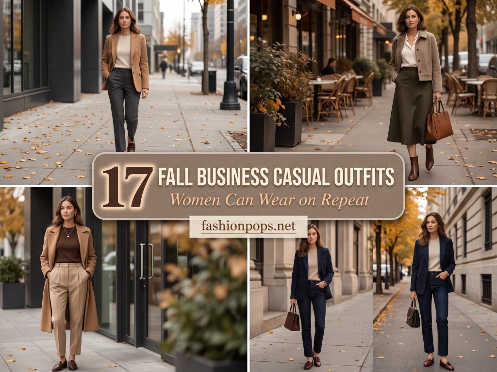 fall business casual outfits women