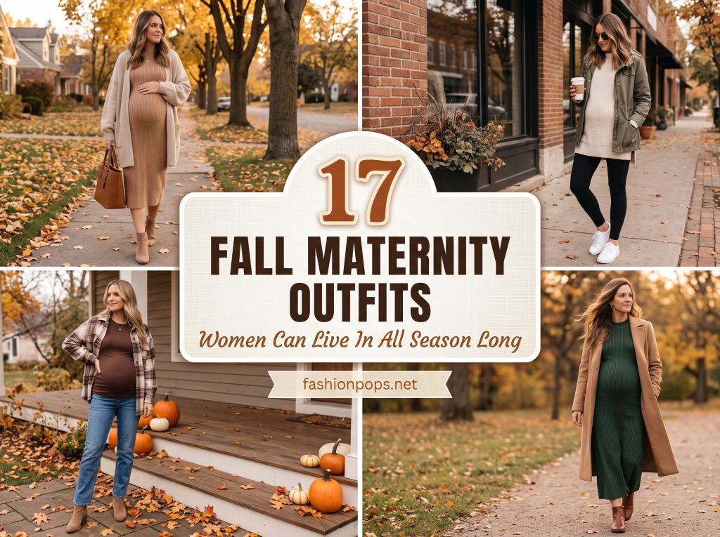 fall maternity outfits women