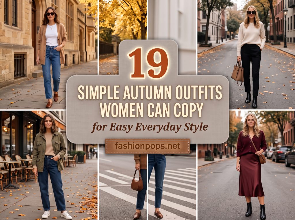 simple autumn outfits women