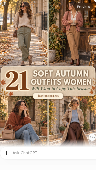 soft autumn outfits women