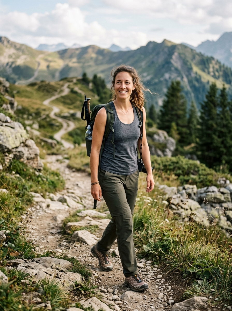 Convertible Pants With a Breathable Tank