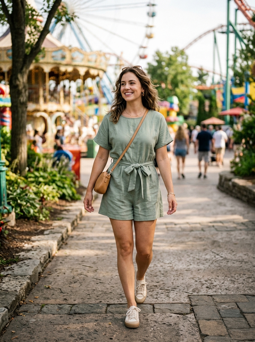 Soft Romper With Supportive Sneakers