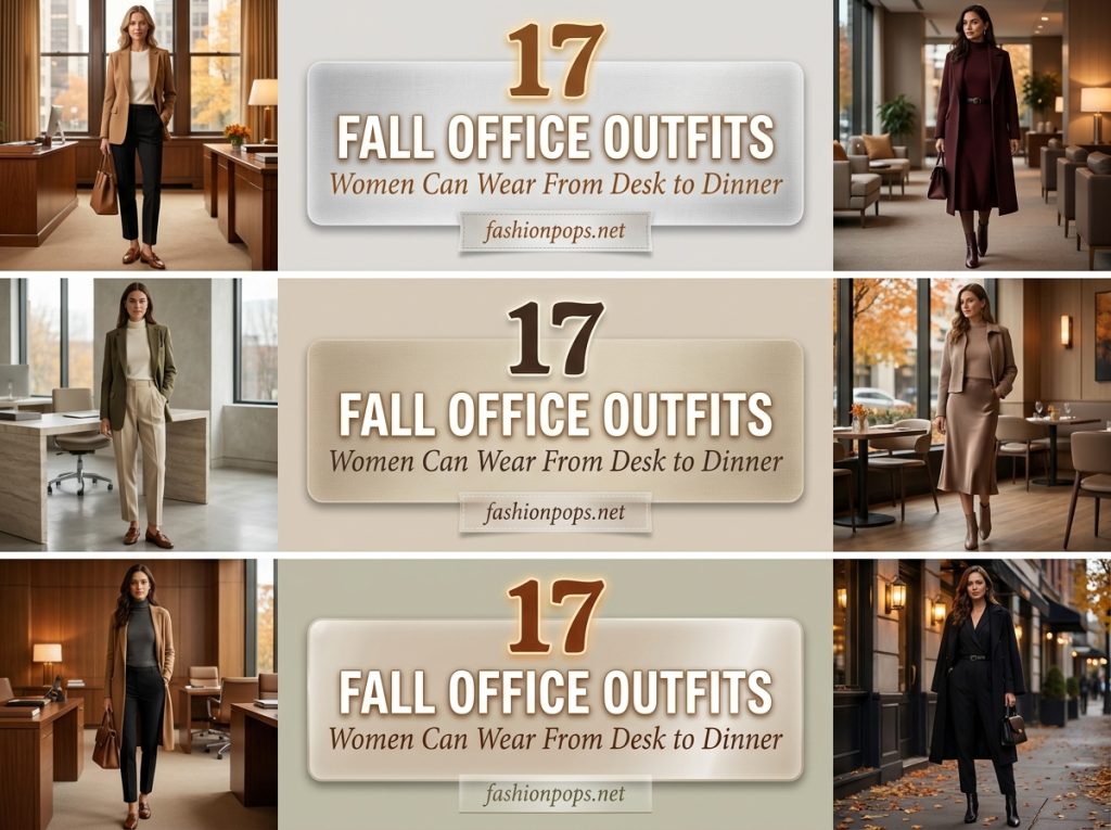 fall office outfits women